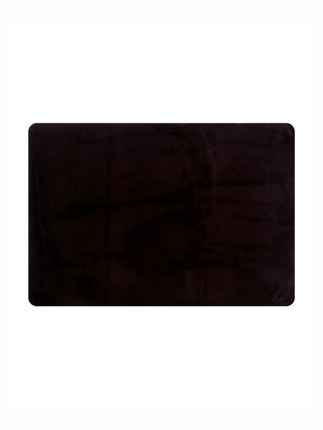 Pano Cashmere Fur Brown 1300 GSM Microfiber Tufted Rectangular Anti Skid Bath Rug