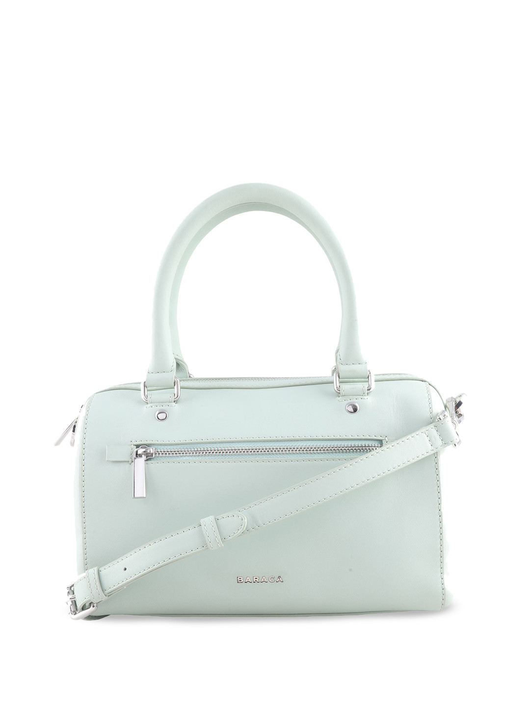 Baraca Leather Structured Handheld Bag