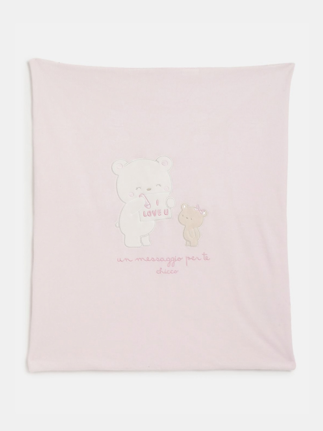 Chicco Pink & White Cartoon Characters Mild Winter 400 GSM Single Bed Pram