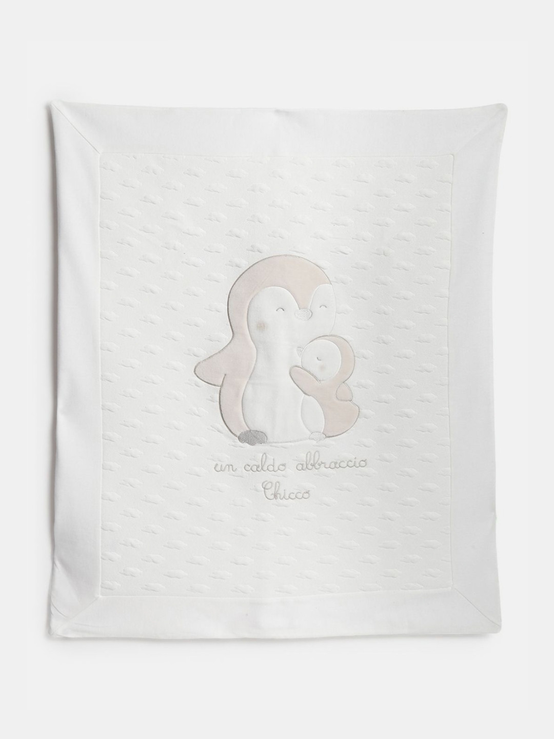 Chicco White & Bronze-Toned Cartoon Characters  800 GSM Heavy Winter Single Bed Pram