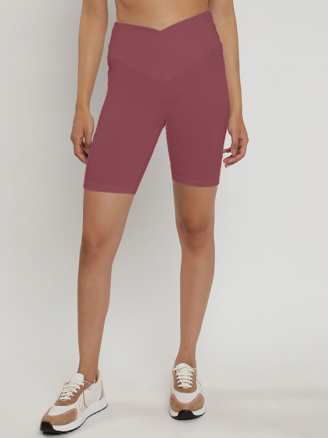Wearjukebox Women Empower High-Rise Training or Gym Shorts