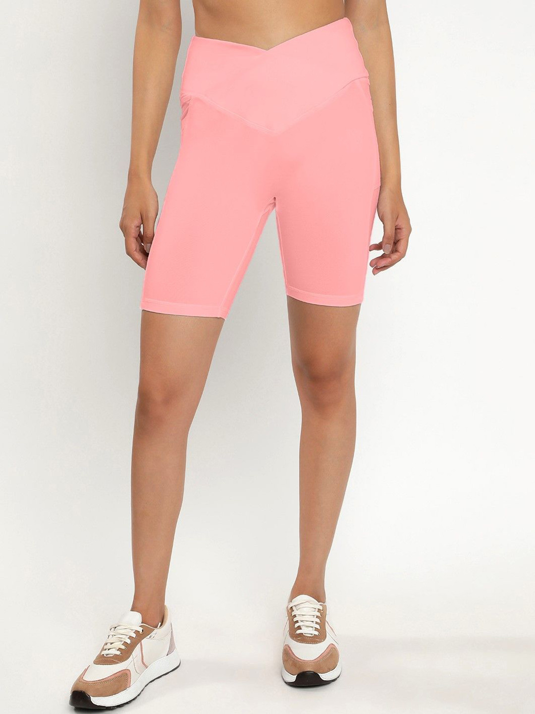 Wearjukebox Women Empower High-Rise Training or Gym Shorts