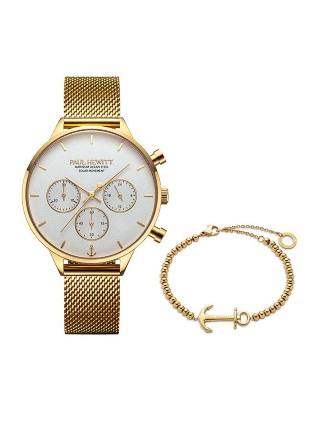 PAUL HEWITT Women Printed Dial & Stainless Steel Straps Analogue Watch PH-SET-0388