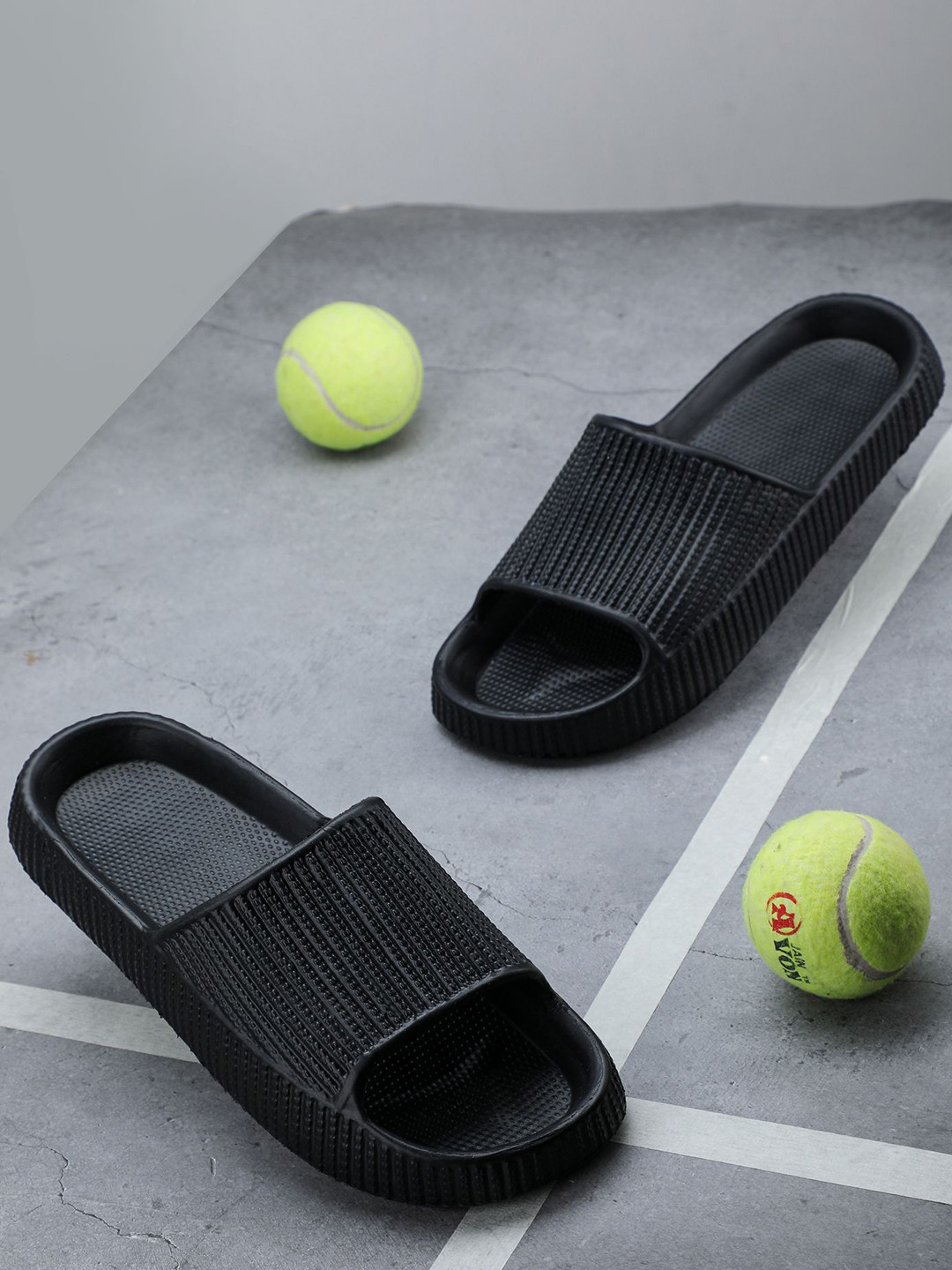 Greentech Men Rubber Sliders
