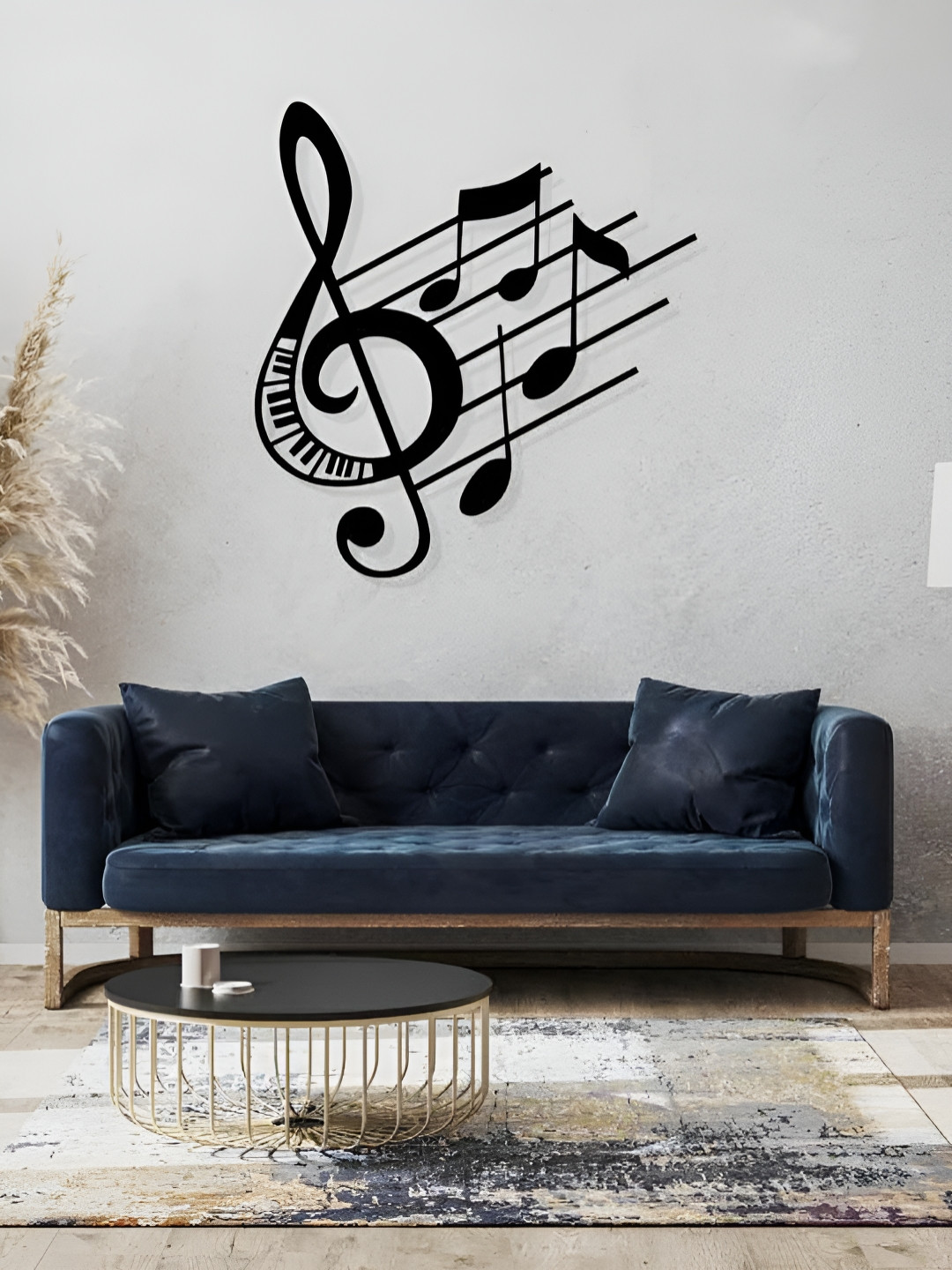 ARTROOMS Music Metal Matte Hanging Hall Signs and Plaques-25In