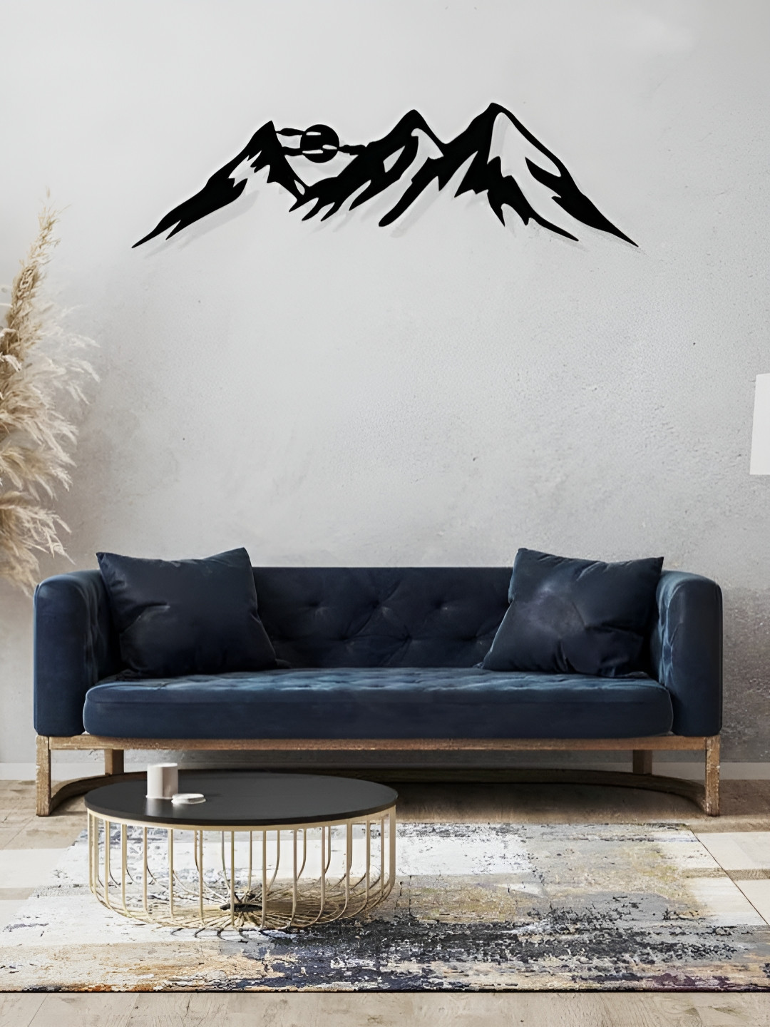 ARTROOMS Mountain Metal Matte Hanging Hall Signs and Plaques-7In