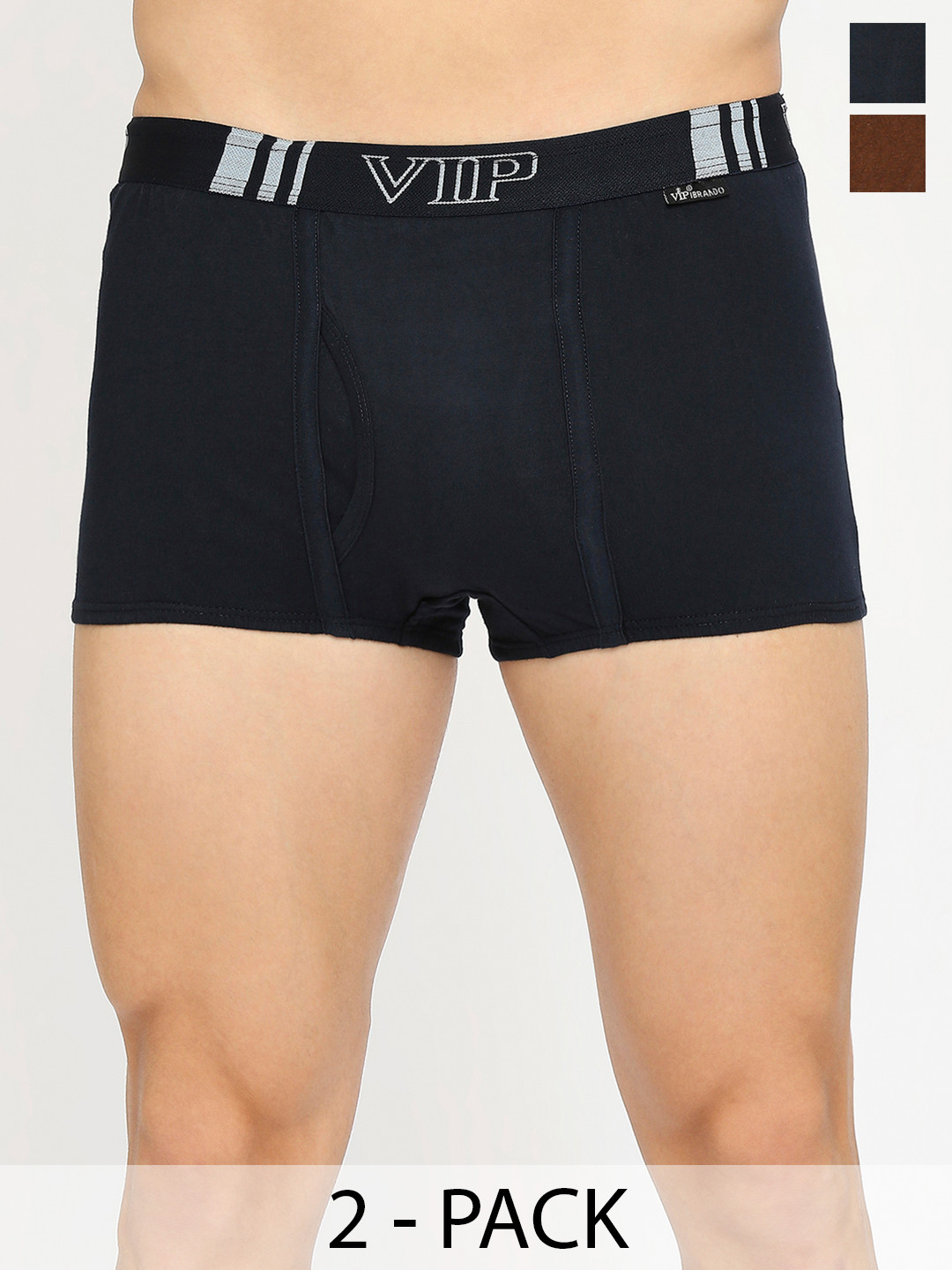 VIP Pack Of 2 Assorted Breathability Trunks VP-MI-TR-BRDPL-10P-PO2-90