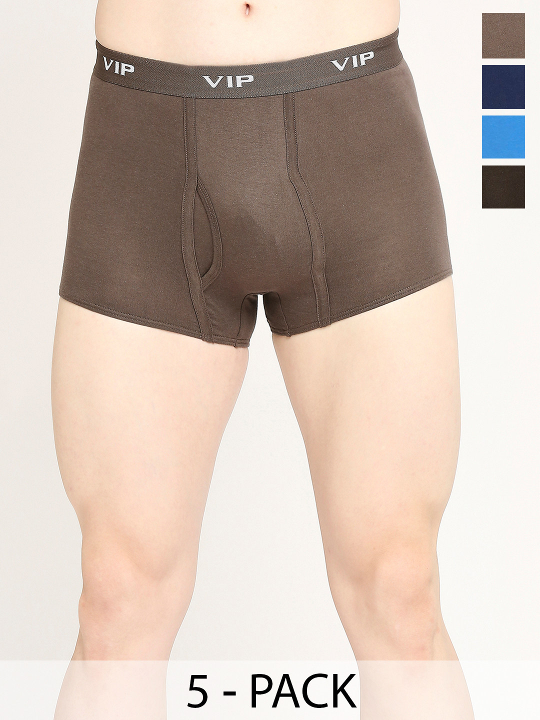 VIP Pack Of 5 Assorted Breathability Trunks VP-MI-TR-PUNCH-10P-PO5-90