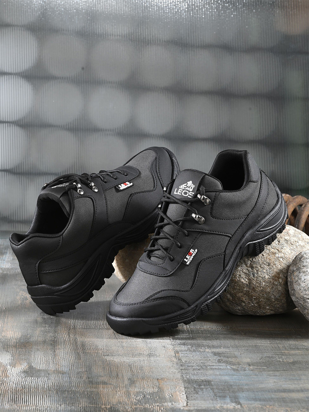 Leo's Fitness Shoes Men Canvas Trekking Marking Shoes