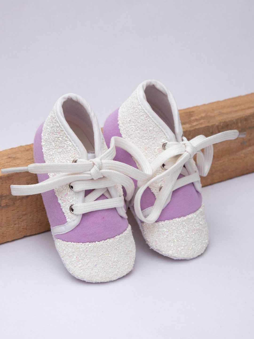 BAESD Unisex Kids Cotton Booties With Lace Details