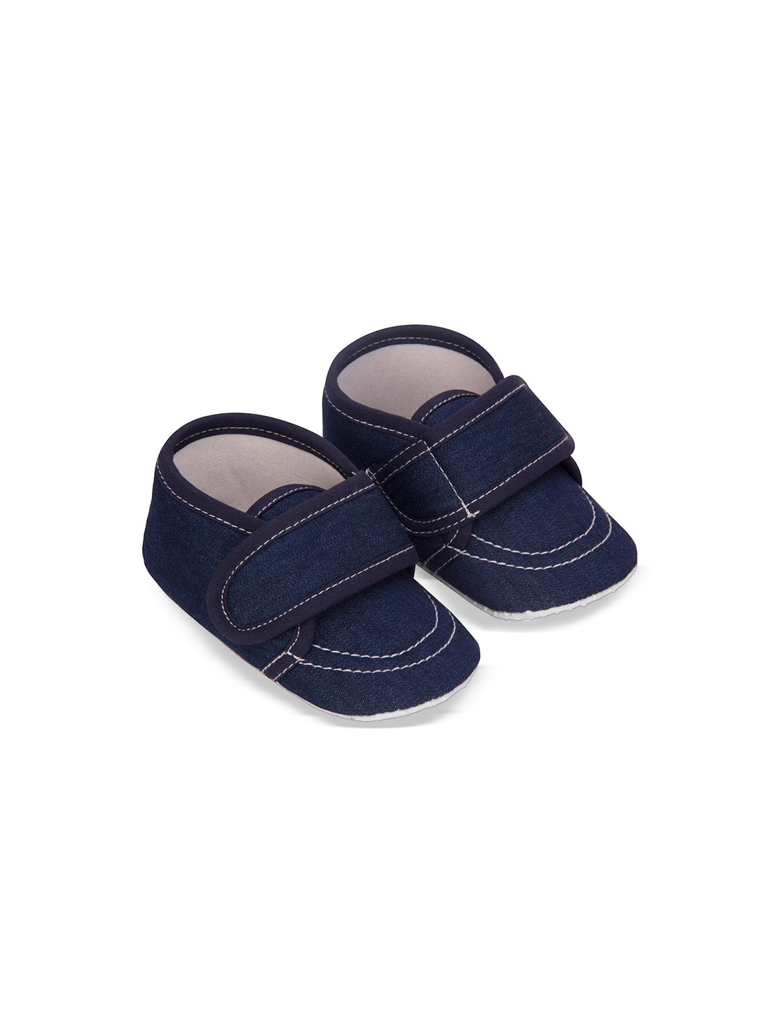 BAESD Boys Daizy denim shoes with strap Cotton Booties