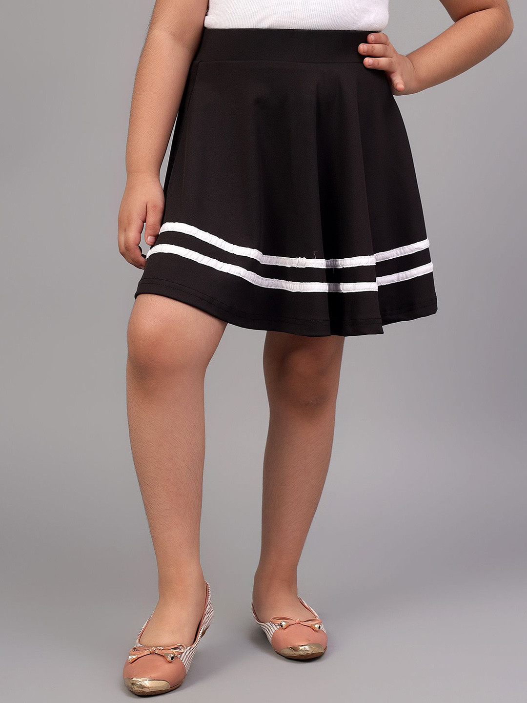 BAESD Girls Above Knee Flared Skirt