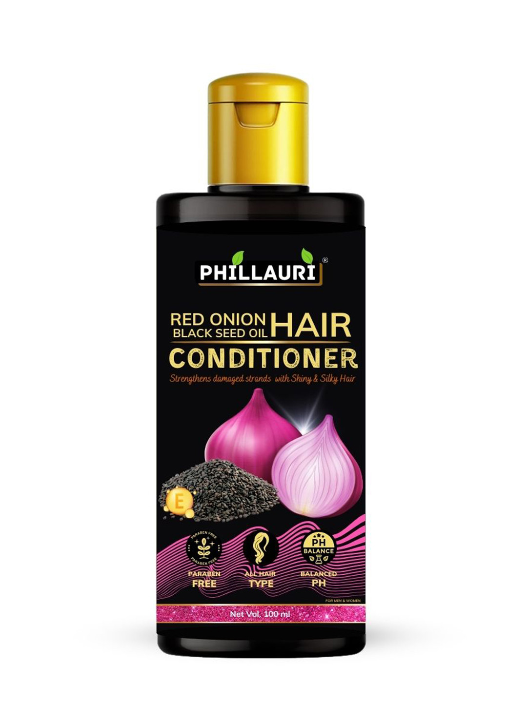 Phillauri Red Onion Black Seed Hair Growth Conditioner -100ml