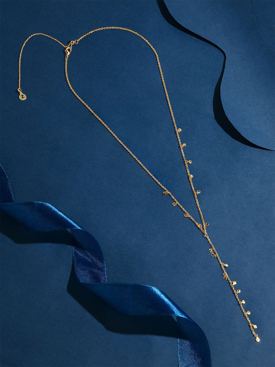 Accessorize 14KT Gold Plated Bobble Y-Necklace