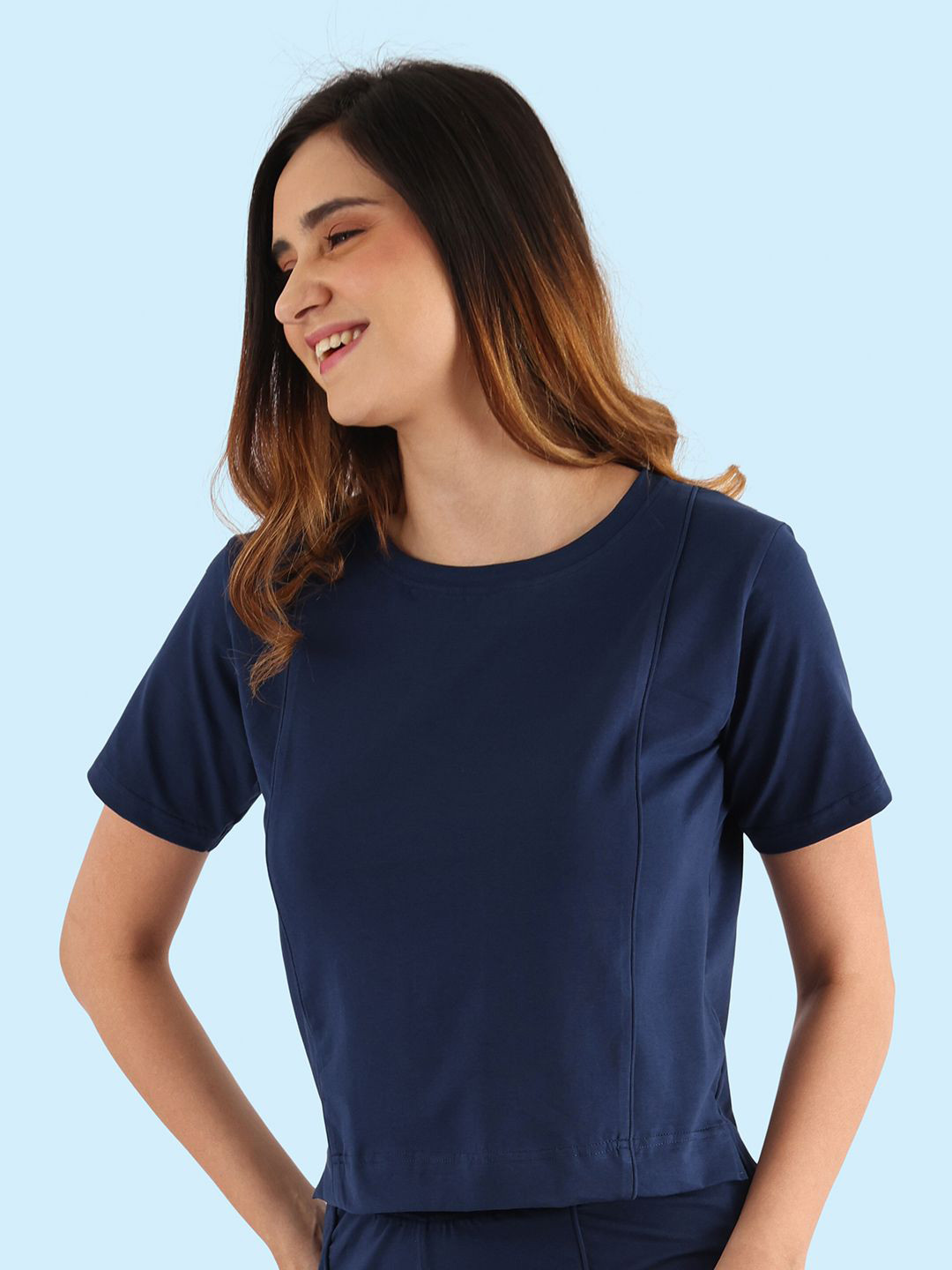 Nite Flite Women Picasso Blue Lounge Top