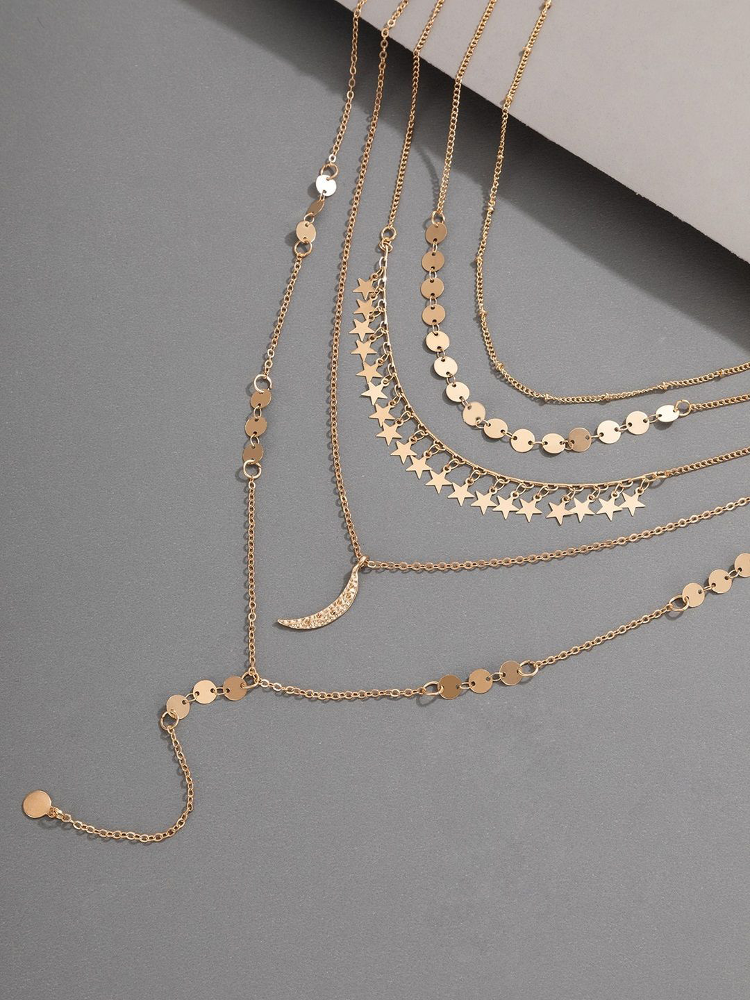 fabula Gold-Plated Multi Layered Necklace