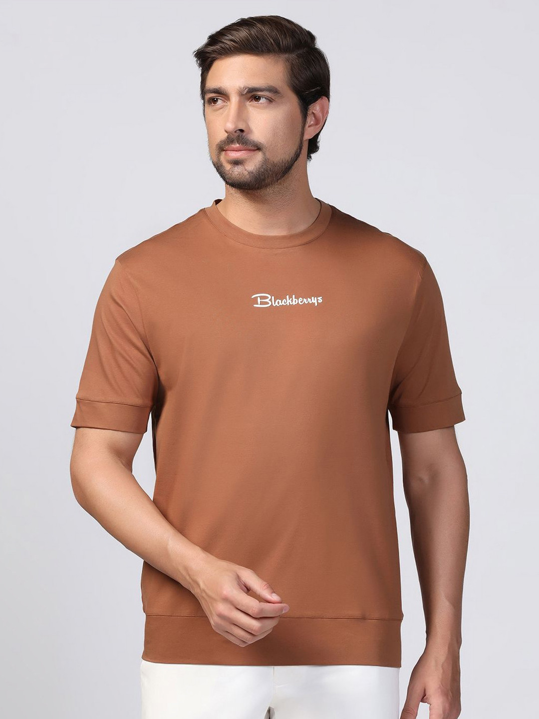 Blackberrys Men Polo Collar Short Sleeves Regular Fit T-shirt