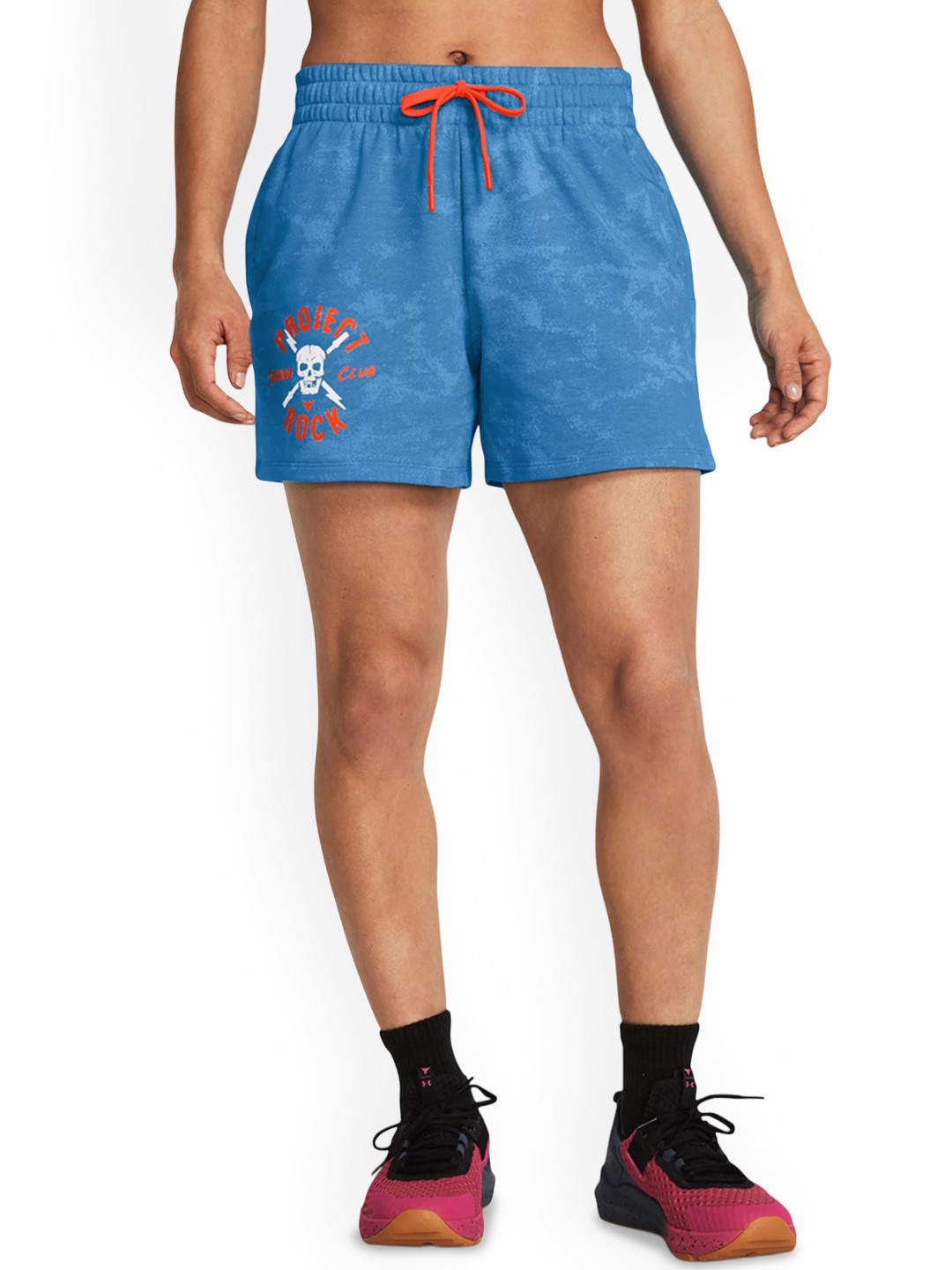 UNDER ARMOUR Women Project Rock Underground Terry Shorts
