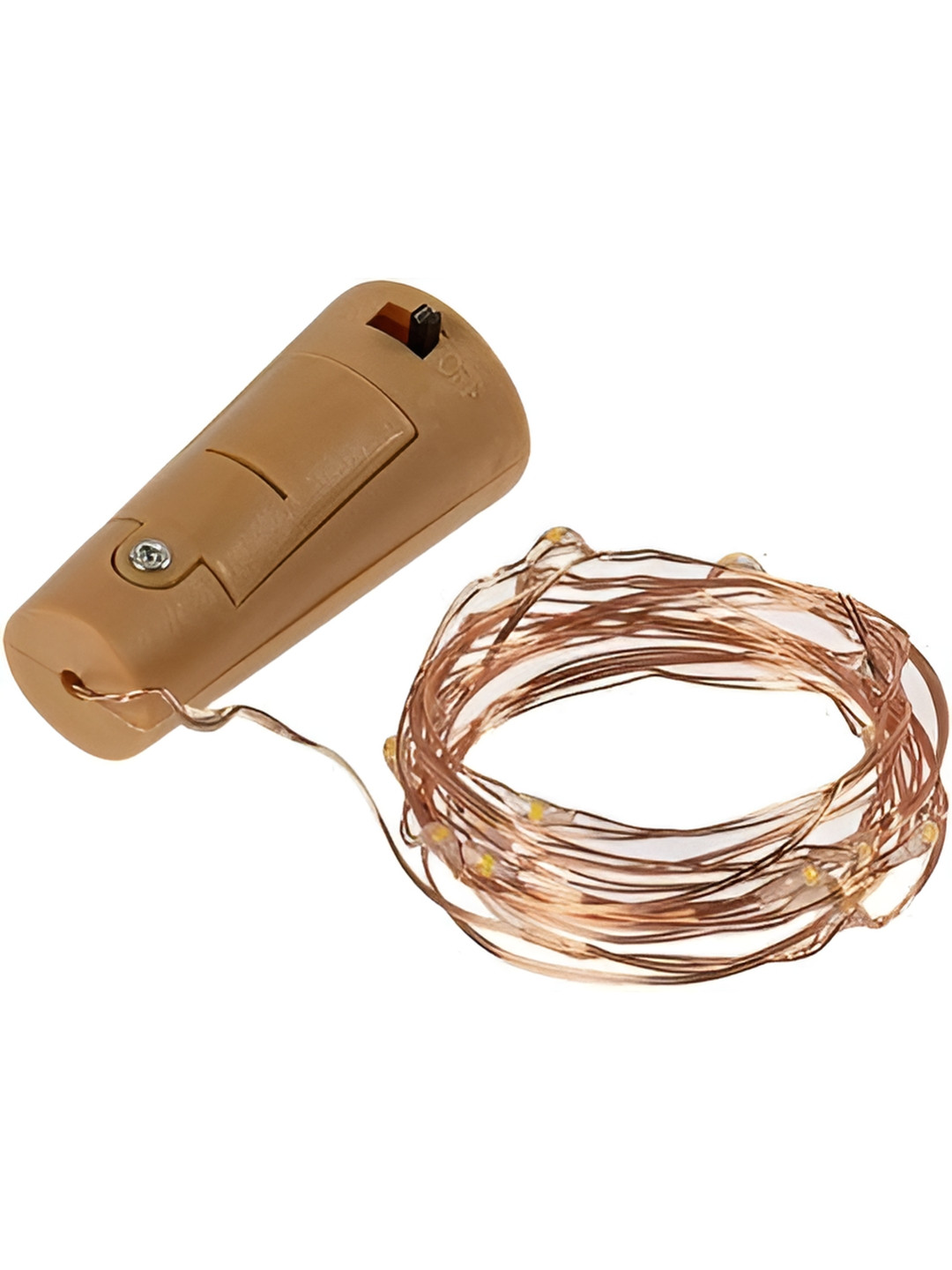 ENORMITY Yellow & Brown Water Proof Rice Shape String Lights