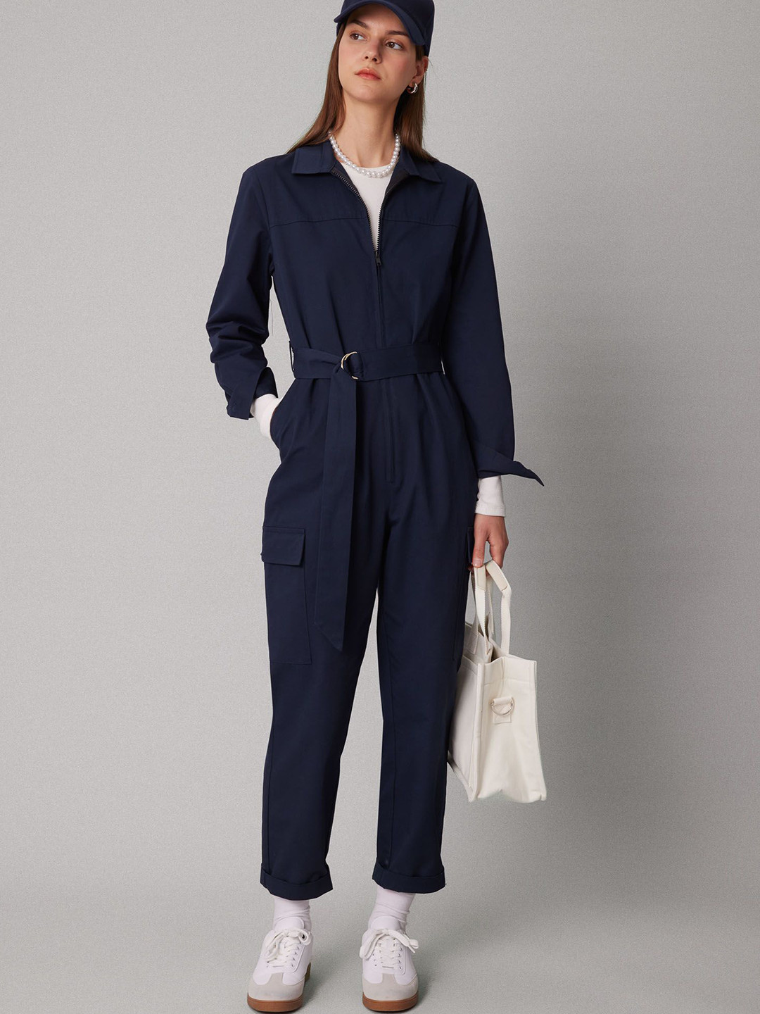 DeFacto Women Solid Jumpsuit Dress