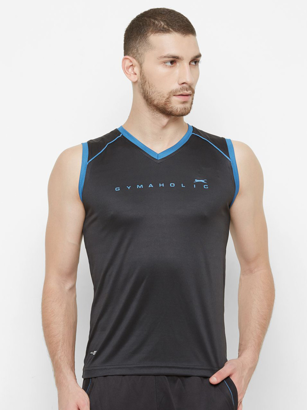 Black Panther Men V-Neck Dri-FIT T-shirt