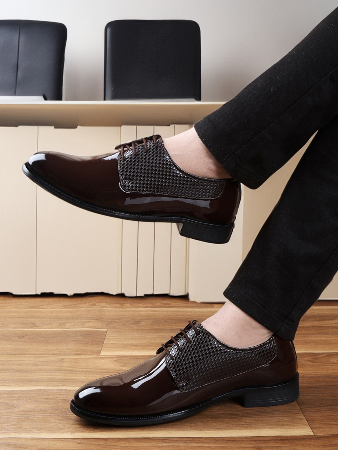 INVICTUS Men TPR Formal Derbys Formal Shoes