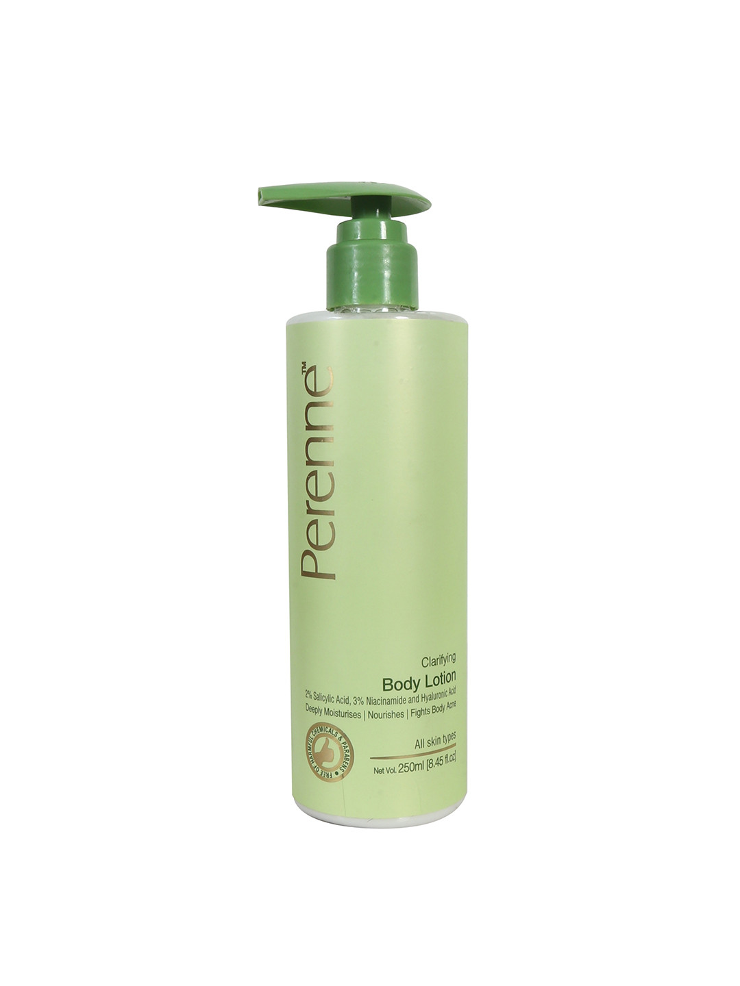Perenne Clarifying Body Lotion with 2% Salicylic Acid & 3% Niacinamide Acid - 250ml