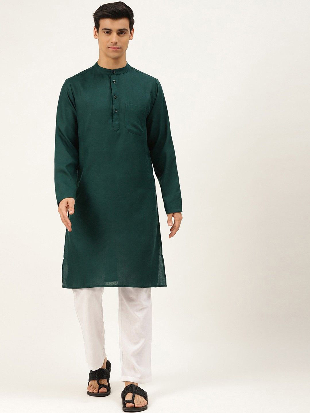Pro-Ethic STYLE DEVELOPER Regular Pure Cotton Straight Kurta with Pyjamas
