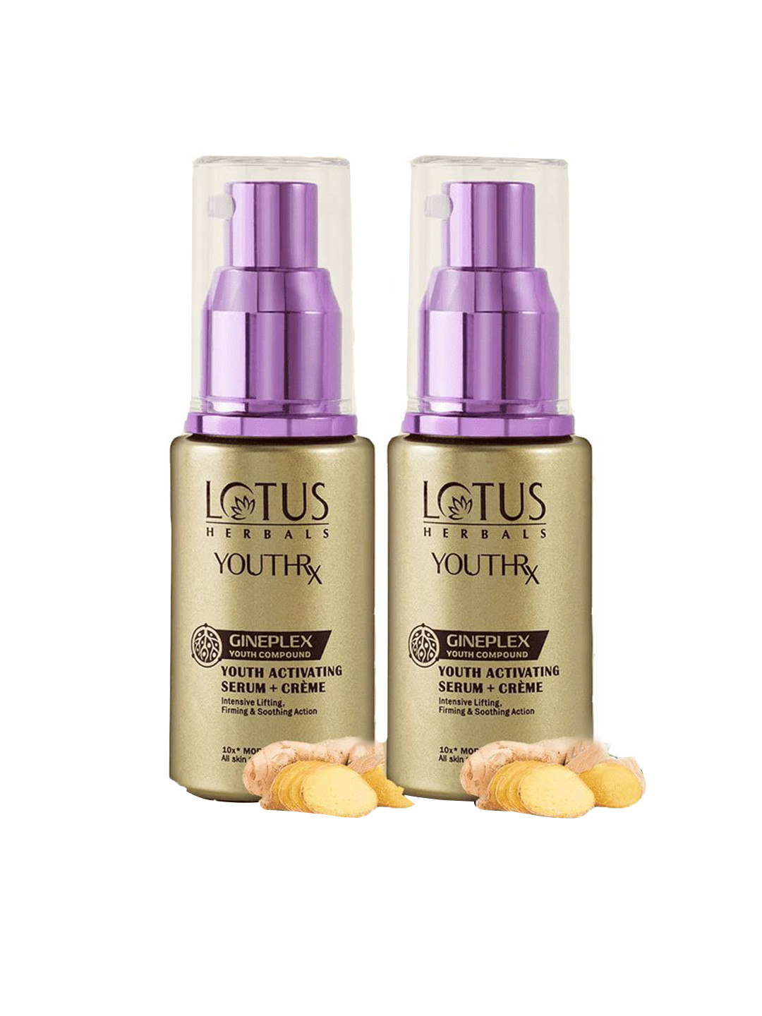 Lotus Herbals Youthrx Set Of 2 Activating Serum + Creme - 30ml Each