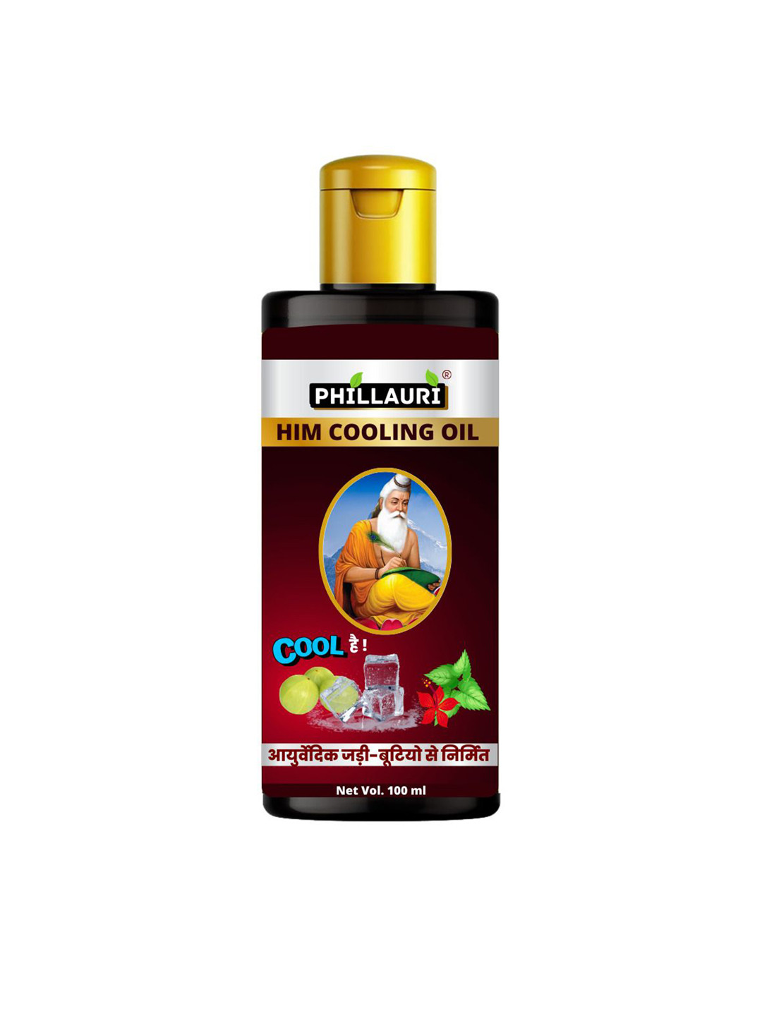 Phillauri Him Cooling Oil For Hair Growth - 100 ml