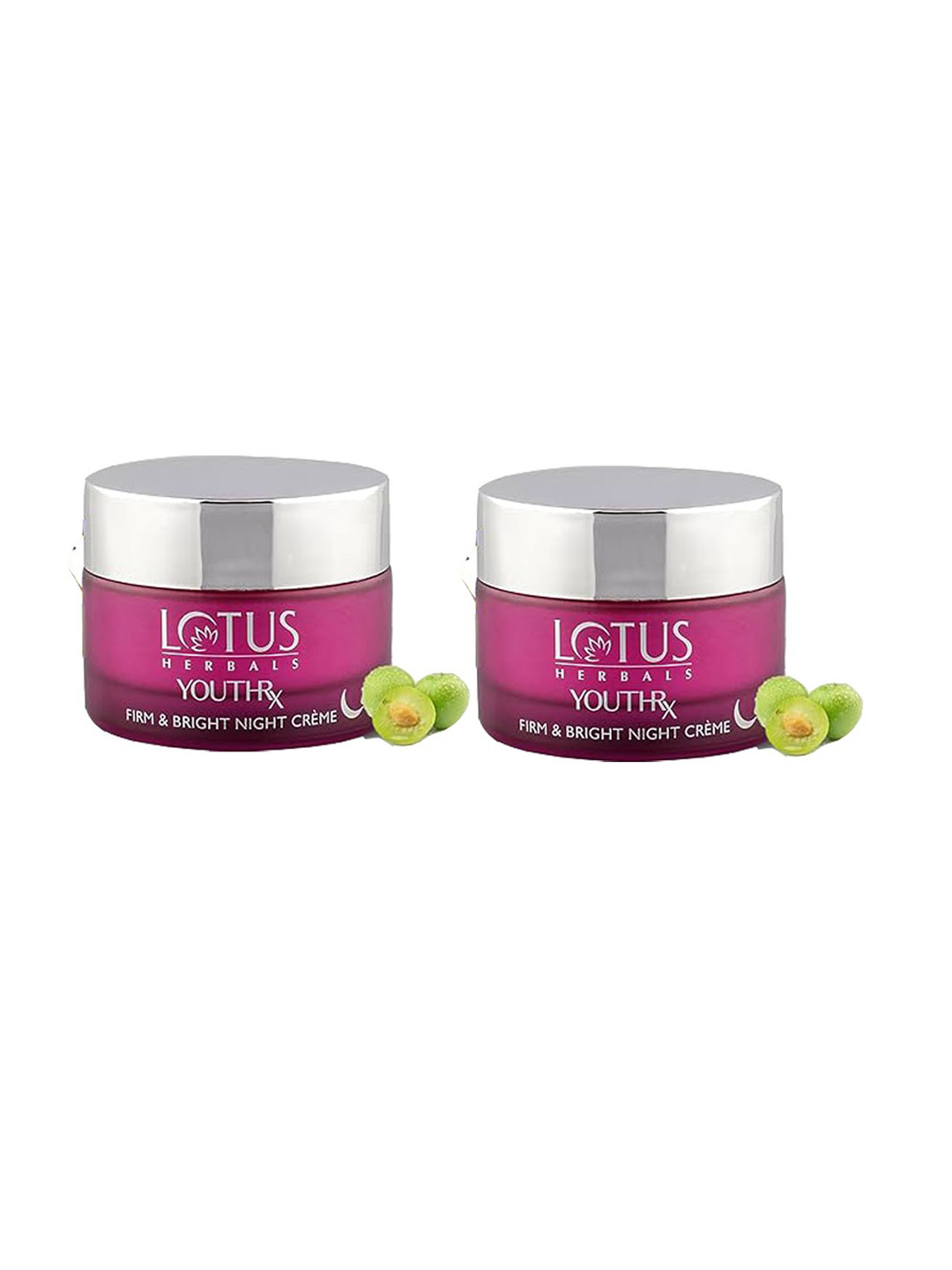 Lotus Herbals Youthrx Set Of 2 Firm & Bright Night Cream - 50g Each