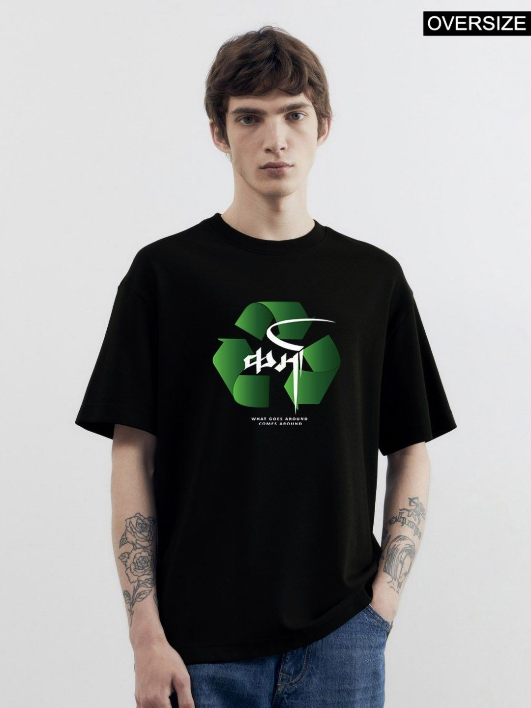 MISCHIEF MONKEY Cotton Men Graphic Printed  T-shirt