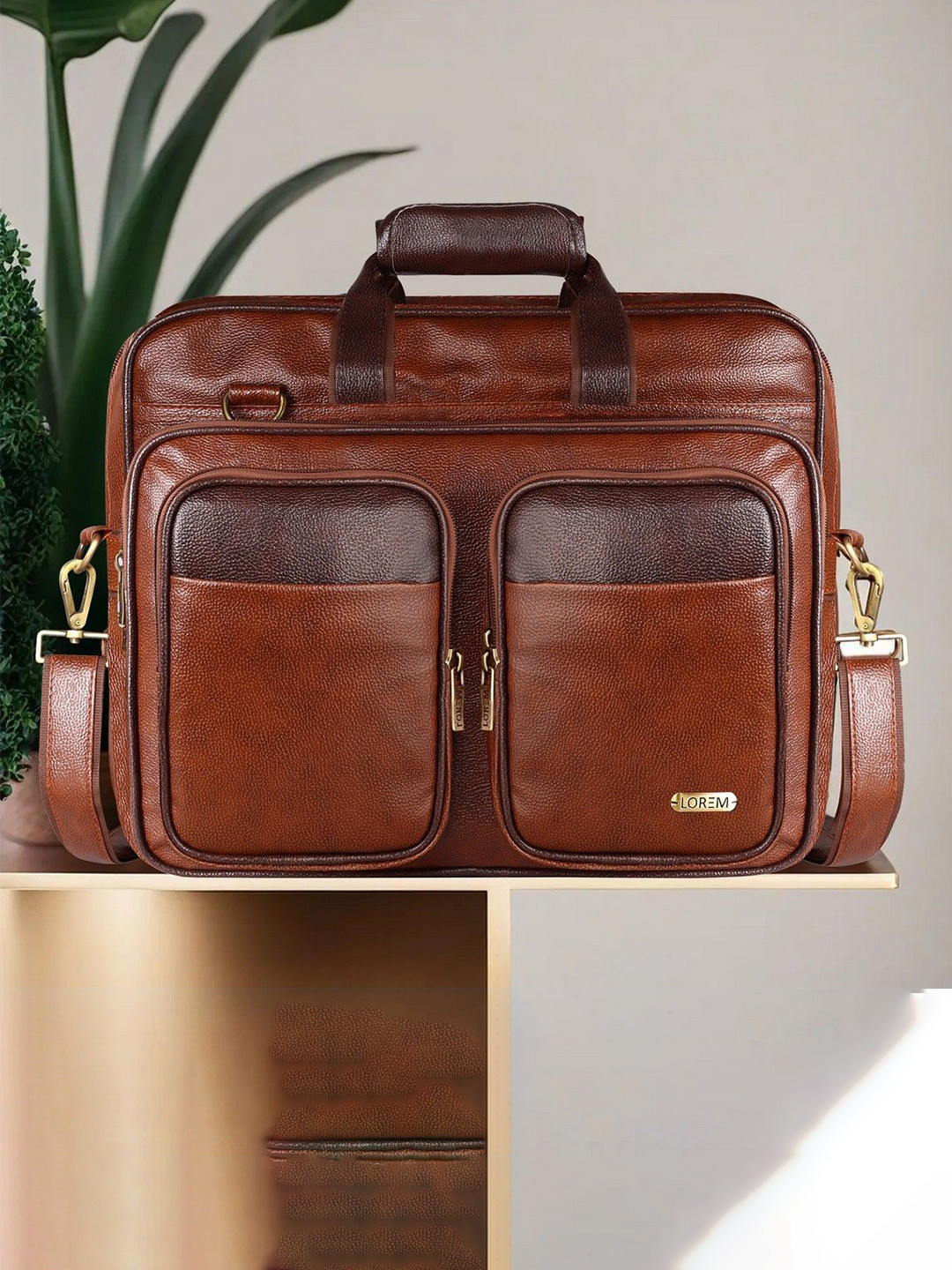 LOREM Men Textured 28L Laptop Bag