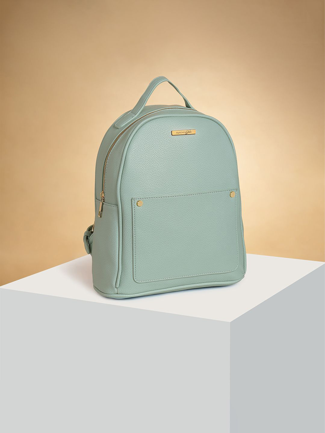 Forever Glam by Pantaloons Women PU Oversized Structured Backpack  with Tasselled