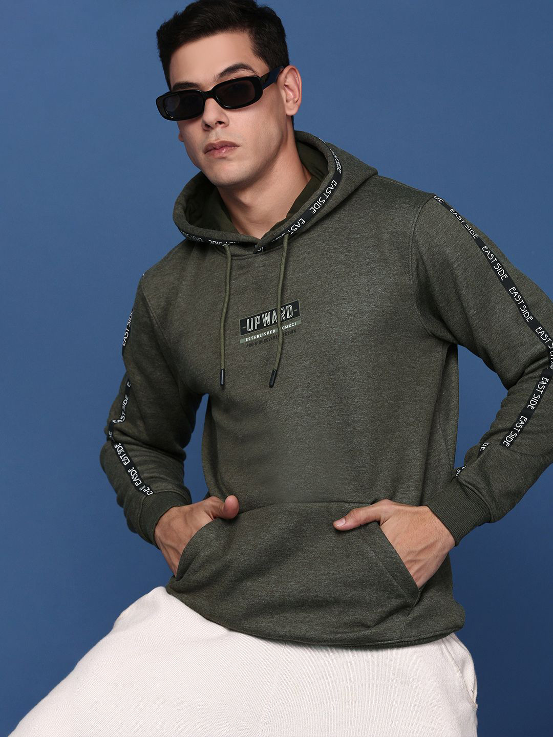 SHOWOFF Men Sweatshirt PR-FL-1153_Olive-Olive