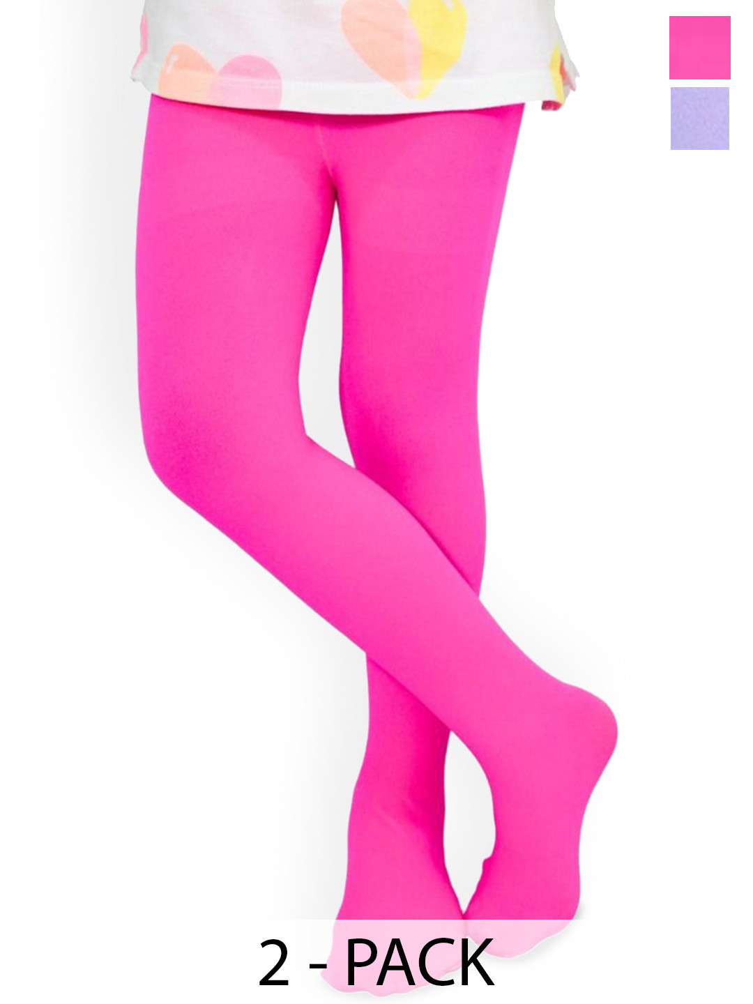 BAESD Pack Of 2 Girls Opaque Dance Stockings