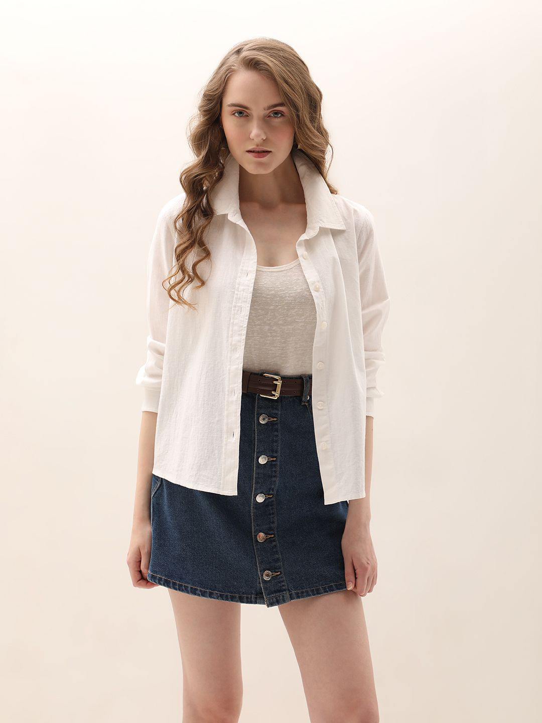 Vero Moda Women Solid Opaque Formal Shirt