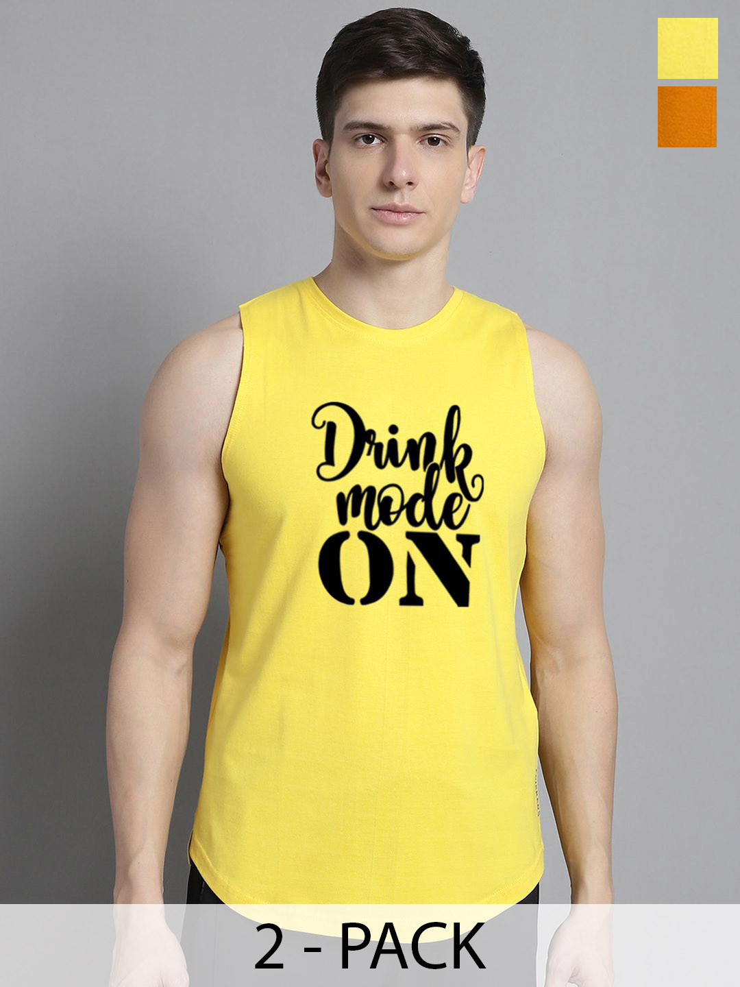 FBAR Pack Of 2 Printed Pure Cotton Innerwear Vests 130724FBAE392-06-FBAE393-26