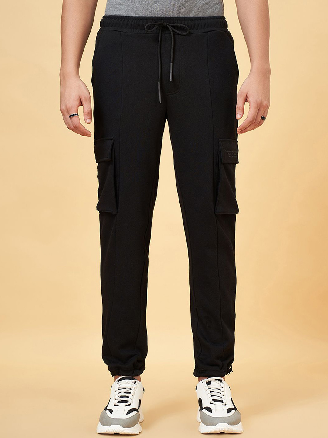 Street 808 by Pantaloons Men Pure Cotton Cargo Style Joggers