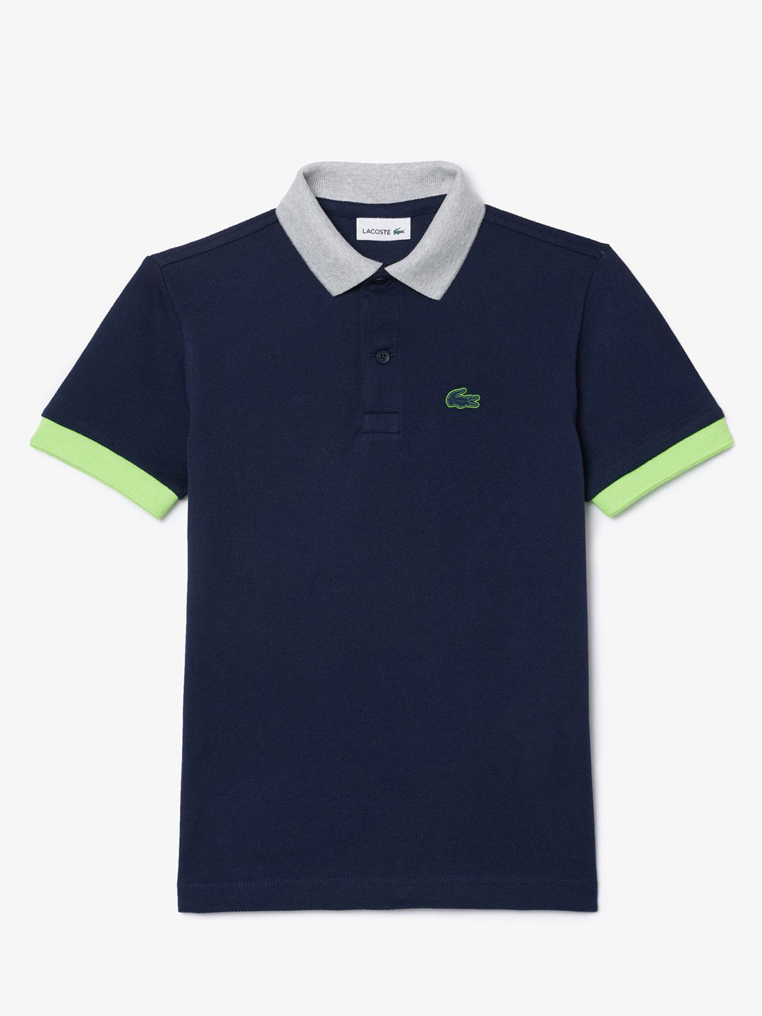 Lacoste Kids Polo Collar Applique T-shirt