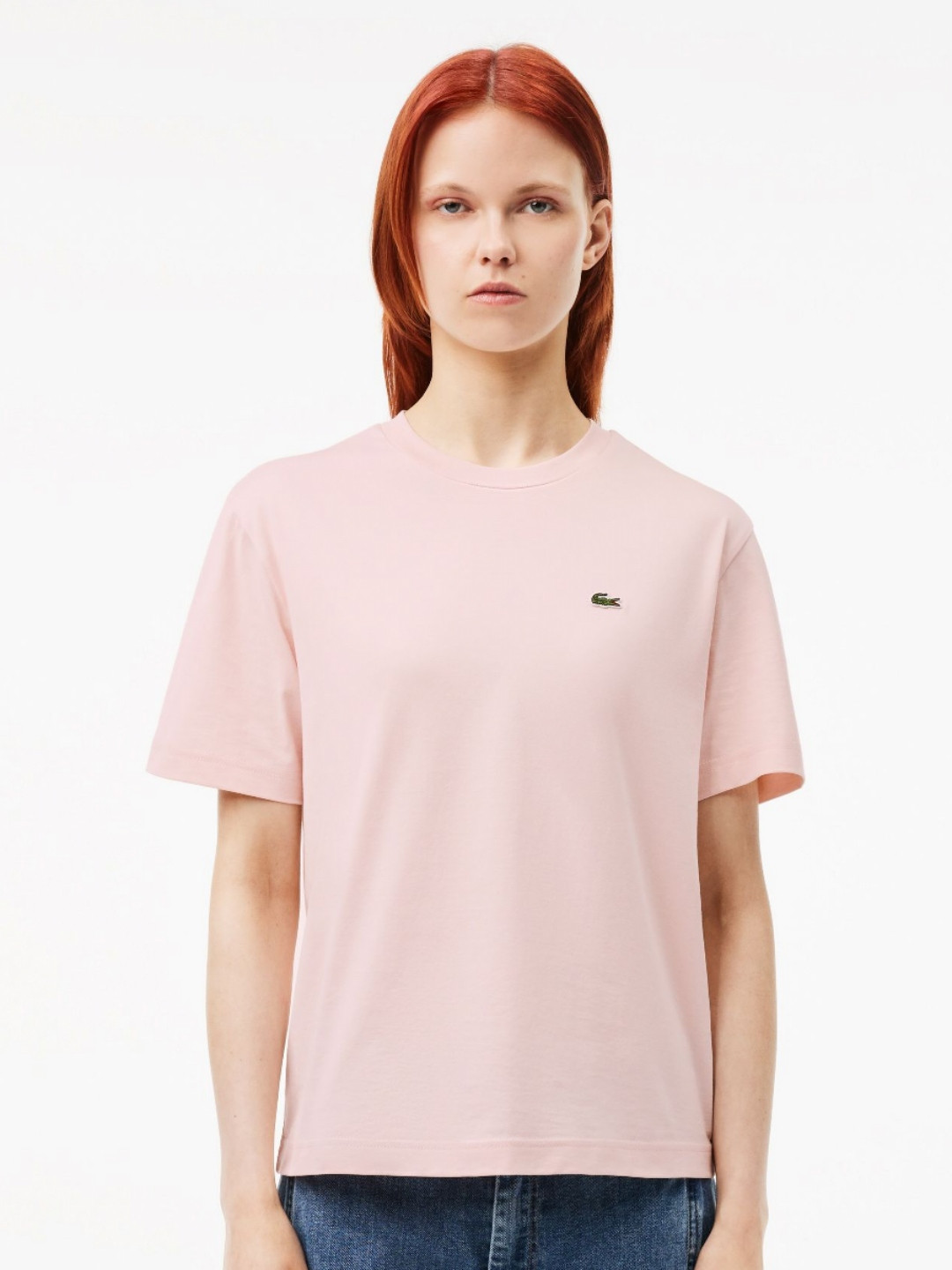 Lacoste Women V-Neck Pockets T-shirt