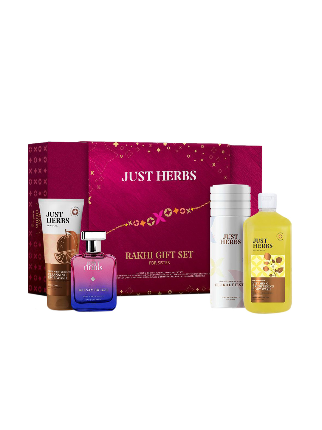 Just Herbs Rakhi Gift Set for Sister