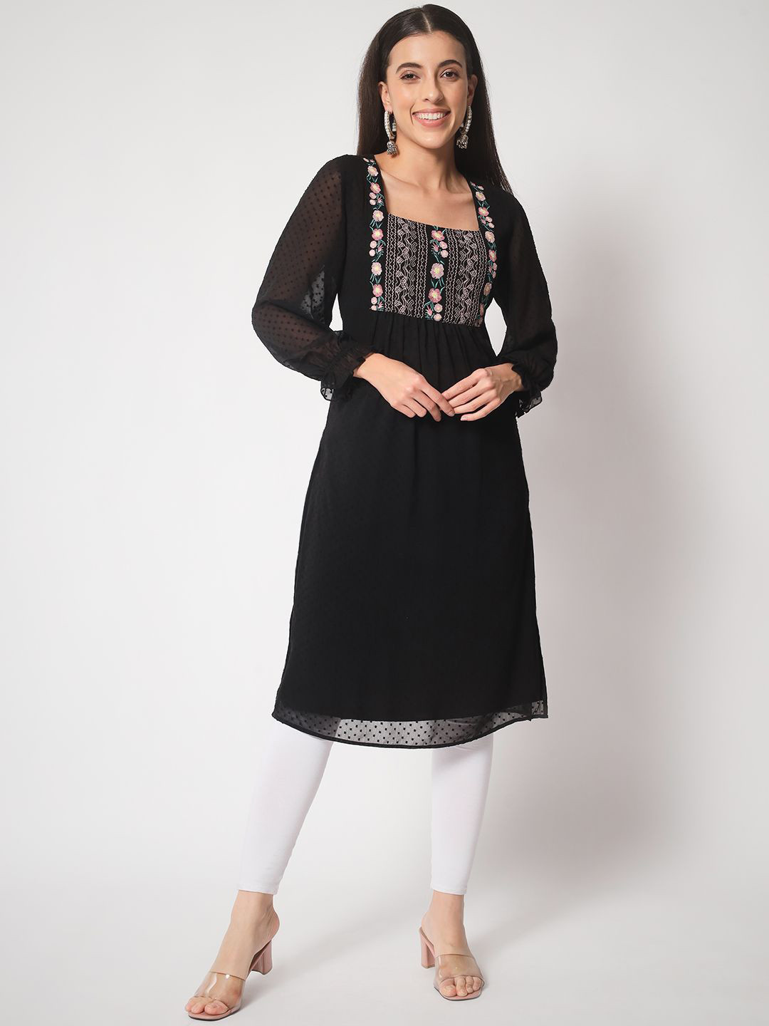 ARDITA Embroidered Straight Kurta