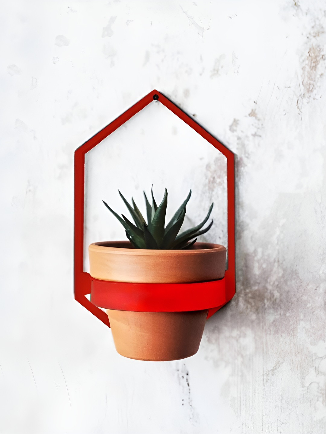 VAH Kya Bat Hai !! Red Metal Pot Holder