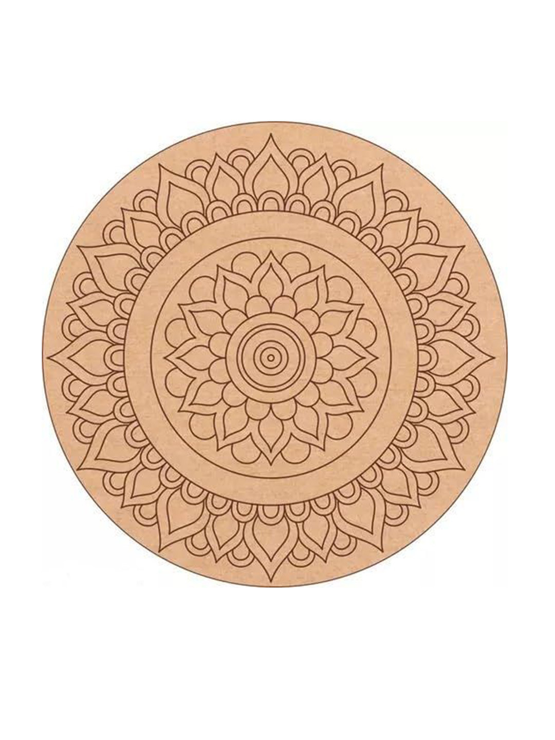 BS AMOR Round MDF Wood Boards Art & Craft