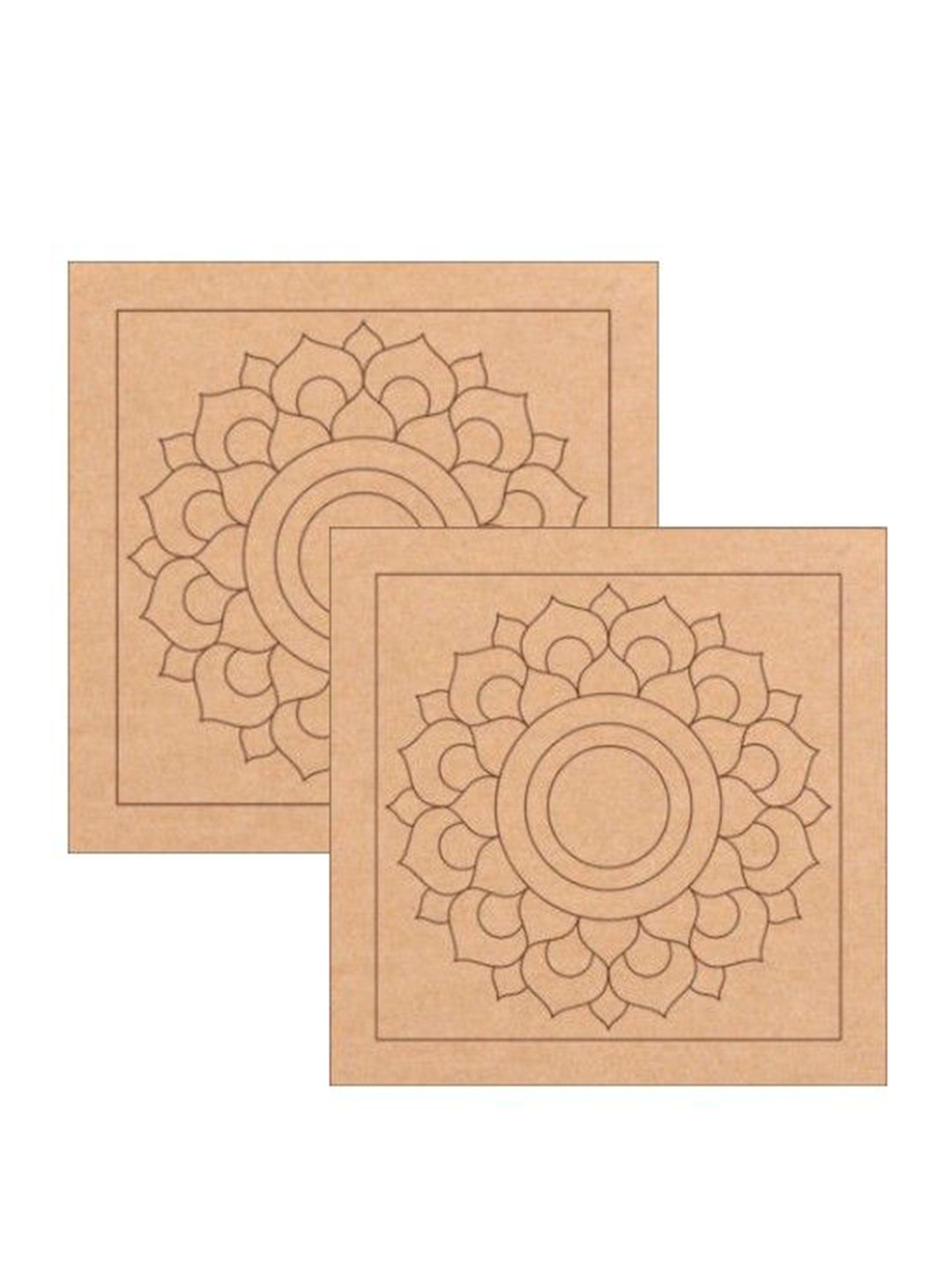 BS AMOR Pack Of 2 Wood Boards Art & Craft