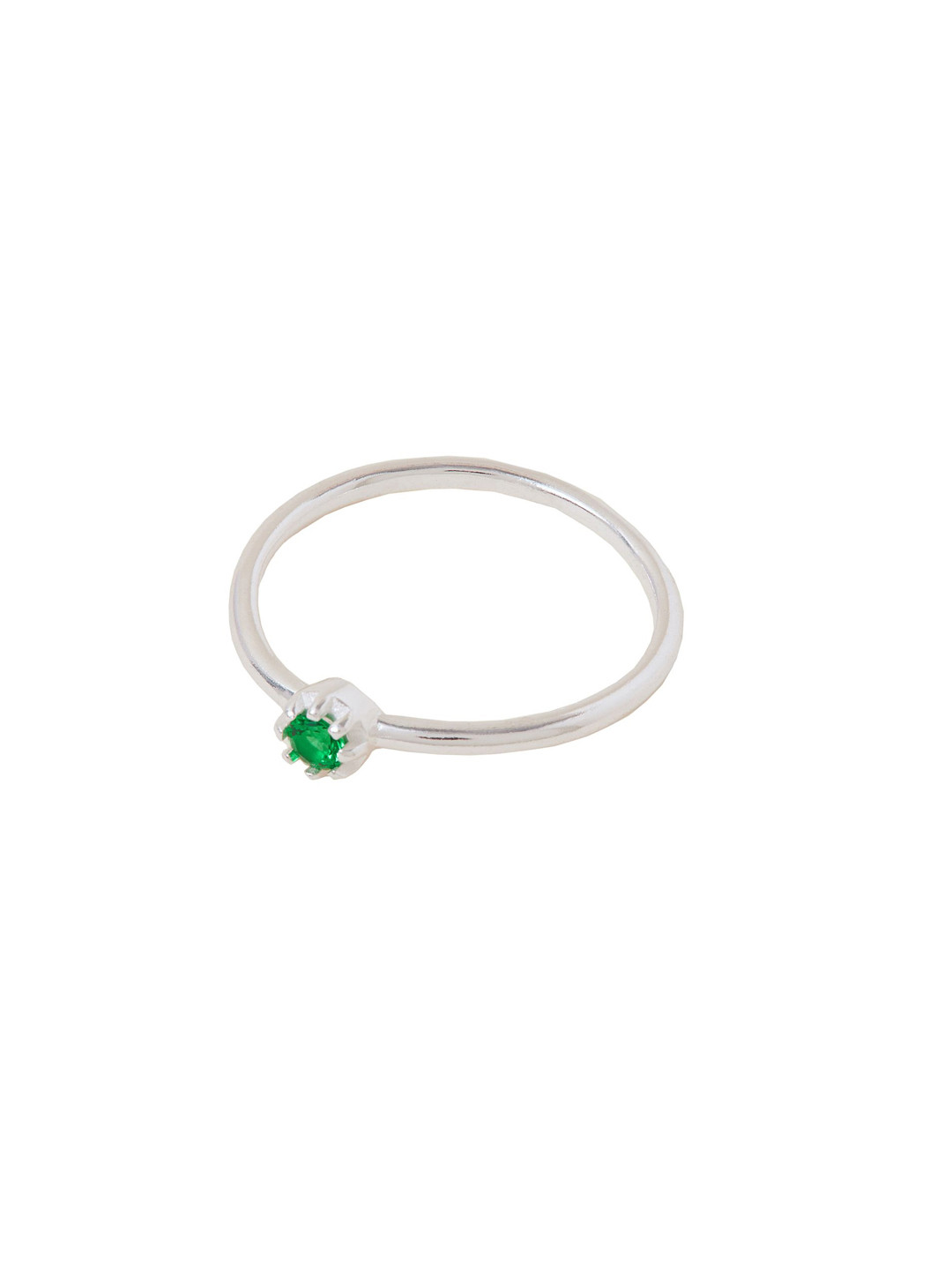 Accessorize 925 Sterling Silver Crystal Studded Finger Ring