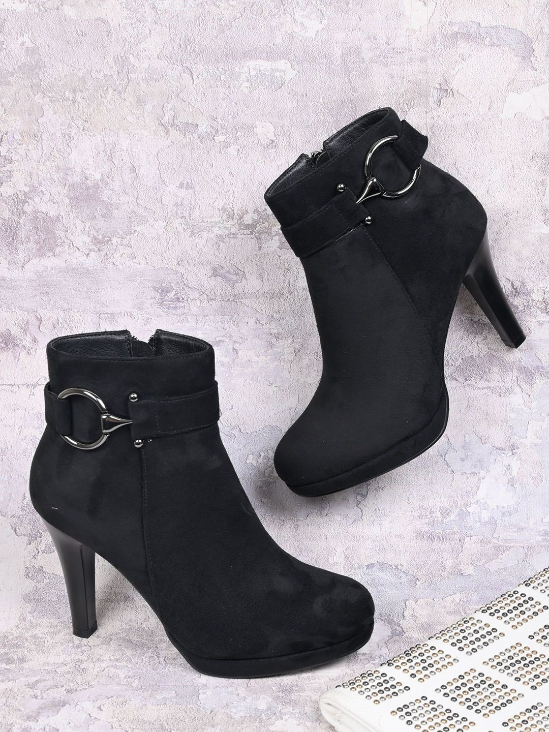 Ronnie Grey Women Slim-Heeled Boots