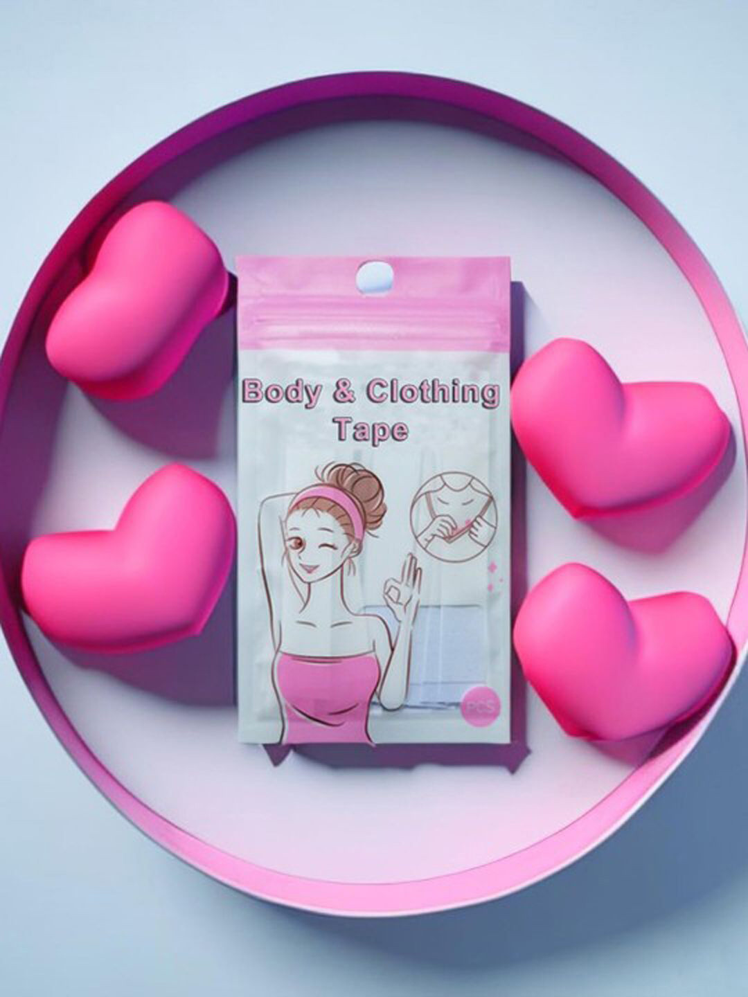 Xivir Pack of 36 Reusable Stick-On Lingerie accessories