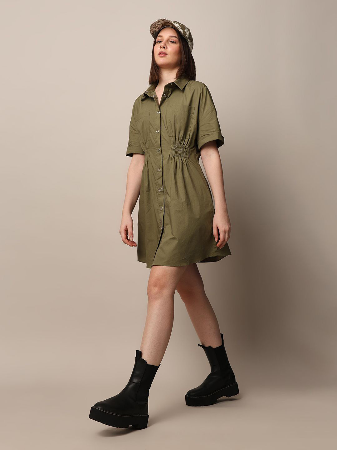 ONLY Shirt Collar Shirt Dress